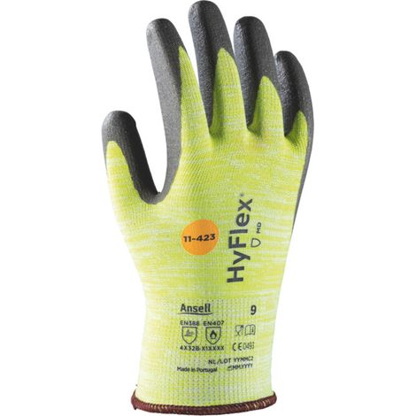 Ansell Paire de gants HyFlex 11-423, Taille des gants: 8