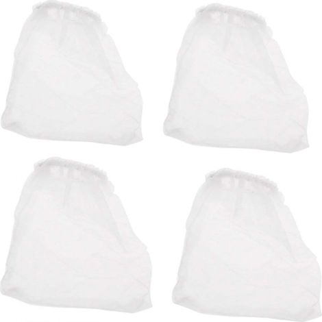 Sac Filtrant Nylon - 7 cm x 5,5 cm - Pour Nettoyeur de Graviers à Piles - Réutilisable et Lavable - Lot de 4