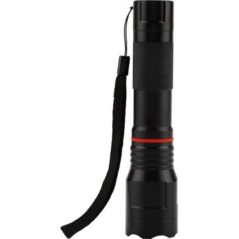 T6 + COB portable LED télescopique zoom 5 modes lampe torche projecteur camping en plein air (1/5)