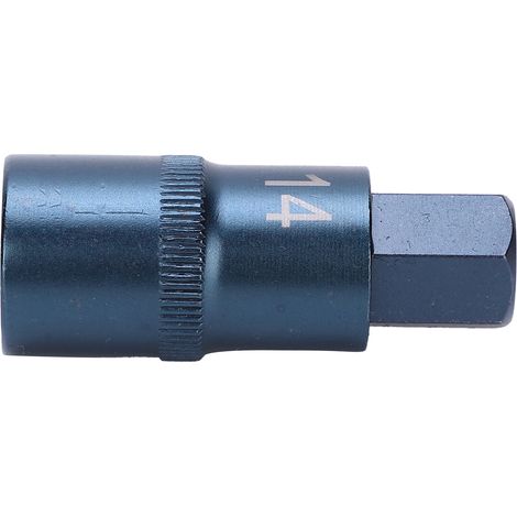Embout hexagonal à douille en acier allié S2, outil de clé rapide pneumatique/électrique antirouille H14 (1/5)