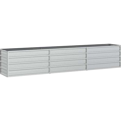 Maison Exclusive - Garten-Hochbeet 240x40x45 cm Verzinkter Stahl
