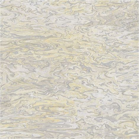 Stone tile wallpaper wall Profhome 383582 hot embossed non-woven wallpaper slightly textured stone look shimmering beige cream golden yellow grey 5.33 m2 (57 ft2) (1/5)
