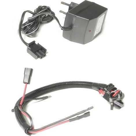 Husqvarna – Chargeur batterie tondeuse Mc Culloch 24V – Avec faisceau et notice – Compatible modèles M46-190 AWREX, M53-190 AWFEPX, Mowcart 66