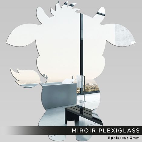 Miroir Plexiglass - Vache - 50x54 cm (1/2)