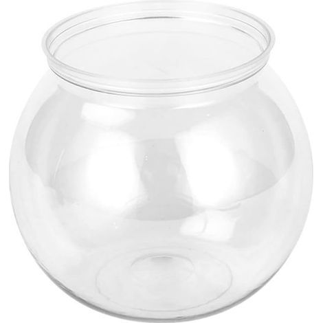 Round, Unbreakable, Clear Plastic Bowl, Various Sizes, Home Decoration, Aquarium, Small Fish (1/5)