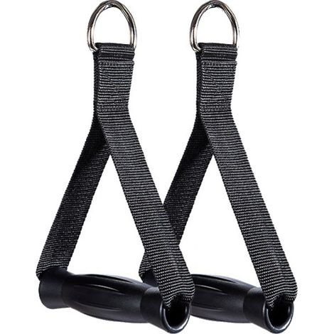 Poignées pour élastiques de résistance, 1 paire, antidérapantes, ergonomiques, pour une utilisation en salle de sport. (1/5)