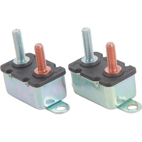 Disjoncteur à réarmement automatique 12 V/24 V, fixation par goujon, pour applications automobiles et navales, 50 A (1/5)