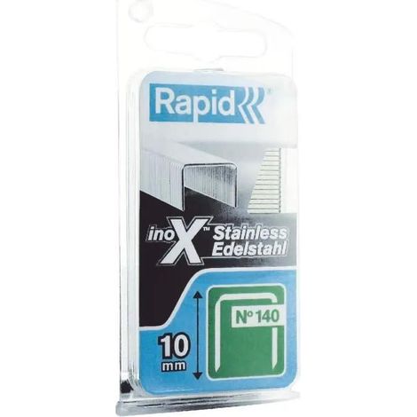 Punti di fissaggio Rapid 14010 argento 10 mm