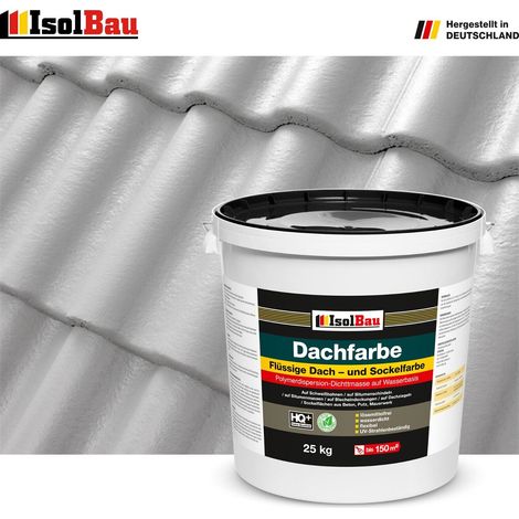 IsolBau Dachfarbe Steingrau 25 kg (1/5)