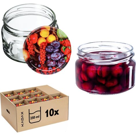 KADAX Glas Klara 250ml fi82 TO-250/1 Packung mit 10 Stück (1/5)