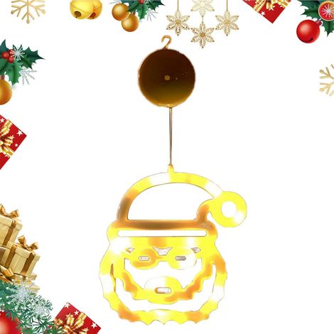Lampes Noël ventouse, piles, fenêtre/balcon/chambre/appartement (1/5)