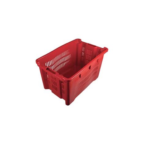 CESTA ORTOFRUTTA FONDO CHIUSO IMPILABILE lt.40 cm.56x35x31h. (bancale pz 245) ICS