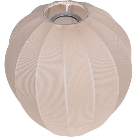 Abat-jour en lin crème Ø 25cm – Douille E27 – Tissé ouvert pour ambiance chaleureuse – Compatible avec luminaires Steinhauer – Mexlite