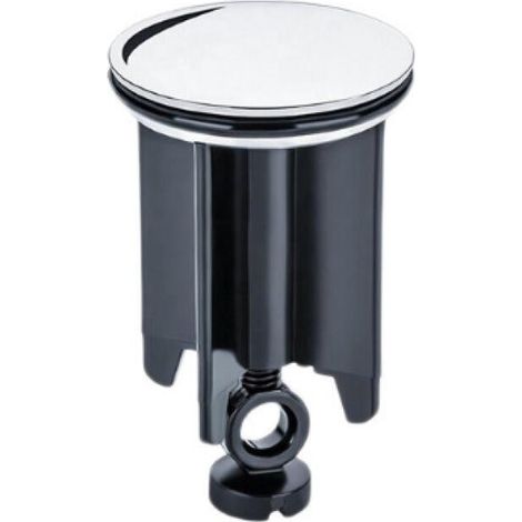 Bonde de lavabo universelle Ø40mm en laiton chromé, vidange réglable en hauteur avec joint caoutchouc, étanche et antirouille pour baignoire