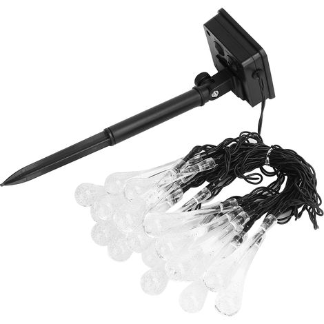 Lampe décorative solaire étanche de 5 mètres de long avec 8 modes d'éclairage pour la décoration de jardins, mariages et fêtes. (1/5)