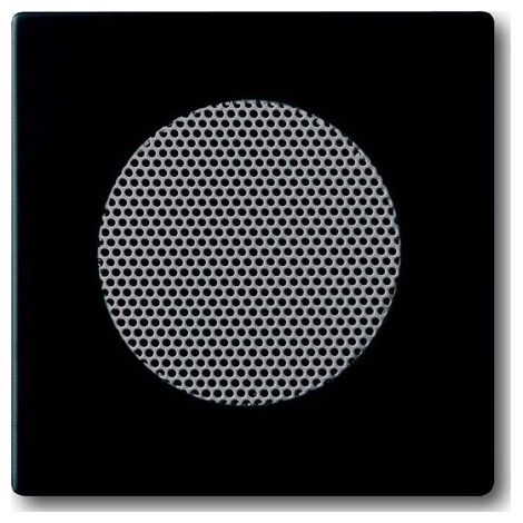 BUSCH-JAEGER 8253-885 PLAQUE DE RECOUVREMENT POUR MONTAGE DE HAUT-PARLEUR, NOIR MAT, FUTURE 8200-0-0126