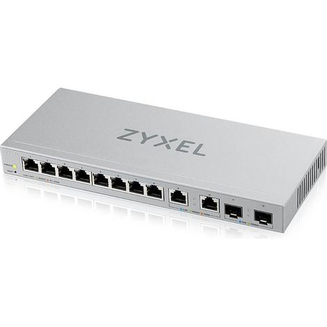 Commutateur réseau Zyxel XGS1210-12-ZZ0102F, Gigabit Ethernet administrable (10/100/1000), gris (1/5)