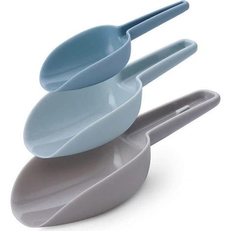 Ensemble de cuillères de cuisine en plastique multi-usages, cuillère à farine, cuillère à popcorn, Saf (1/5)