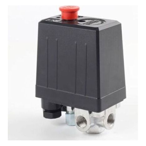 Air Compressor Pressure Switch with 4 Outputs Pressure Switch Control Valve Compressor Parts(220V) (1/5)