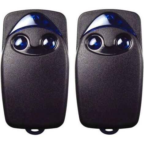 SABIR 2 x télécommande de porte de garage électrique Flo2r-s 433,92 MHz à 2 boutons, compatible avec la télécommande de porte de garage Nice Remote (1/4)