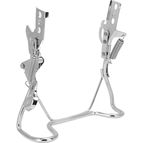 Support de stationnement pour vélo électrique, pied arrière double avec support stable pour parking (1/5)