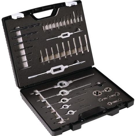 TECWERK Gewindeschneidzeugsatz M3-M12 44tlg.HSS Ku.-Kass.TECWERK (1/2)
