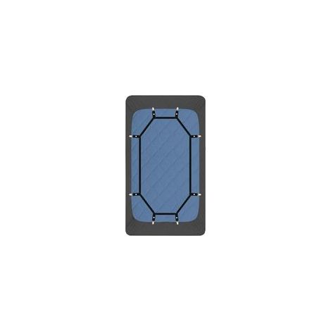 Sangles de support de draps - Clips de préhension robustes - Cordon de parachute renforcé - Tendeur de drap de lit à 360 degrés - Rallonge la plus solide et efficace - S'adapte à tous (1/4)