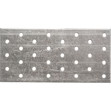 Platine d'assemblage galvanisée 80 x 160 mm
