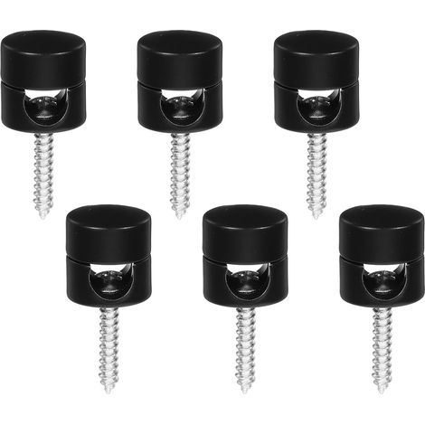 Douille et Crochets pour luminaires 6 pièces en Aluminium, Fixation résistante à la Rouille pour Chandeliers et Lampes suspendues, Usage DIY décoration intérieure (1/5)
