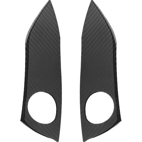 2 pièces Cadre en fibre de carbone pour interrupteur de feux de détresse, garniture de panneau compatible Toyota RAV4 2006-2012 (1/5)