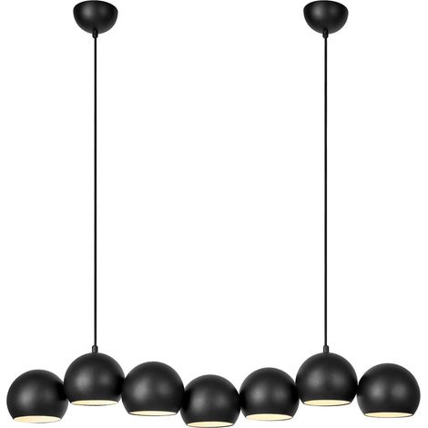 Suspension led 7x e14 max 40w noir - markslojd - cupolo 88895546 88895546 88895546 (1/3)