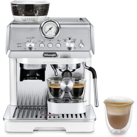 DeLonghi EC9155.W La Specialista Arte Macchina da Caffe' Espresso Macinacaffe' Integrato Lancia Vapore My Latte Art 1400W Bianco