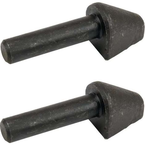 2x Gond modèle haut 15mm tourillon charnière volet à souder Porte Remorque Voiture Camion Hayon Broche (1/2)