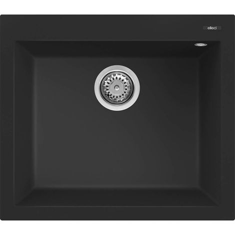 Lavello QUADRA 105 57x50 1 vasca BLACK 86 (1/3)