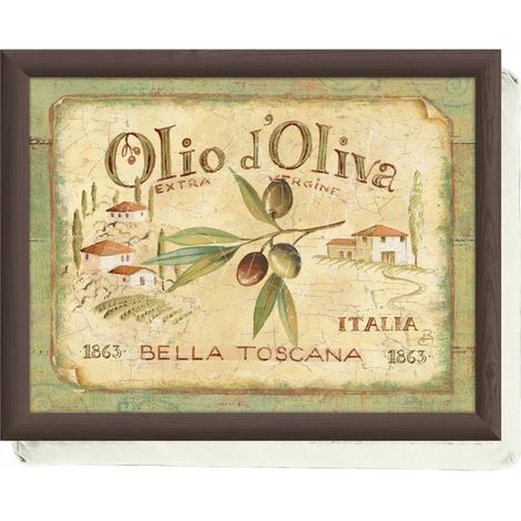 Creative Tops - Geschenk-Tablett de mit integriertem Kissen, Design mit Olio d'Oliva Titel