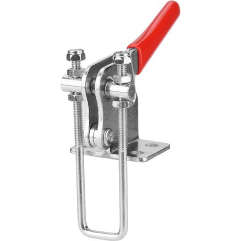 Étau à bascule galvanisé 90° avec serrage rapide, outil de fixation manuel pour atelier (GH-40344)