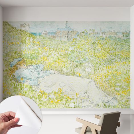 Papier peint autocollant adhésif avec imprimé motifs uniques apparence moderne Détente printanière 152x104 cm (1/5)