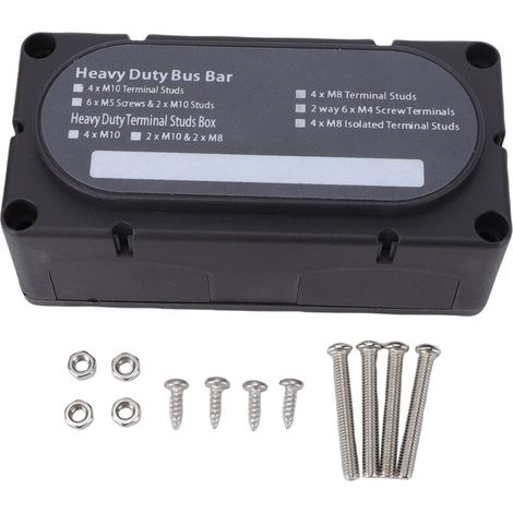 Blocco di distribuzione fusibili ANL 750A con indicatore LED per imbarcazioni, struttura modulare (1/5)