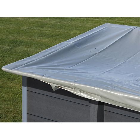 Bâche d'hivernage 580 g/m² pour piscine composite rectangulaire 6,06 x 3,26 m - Gré