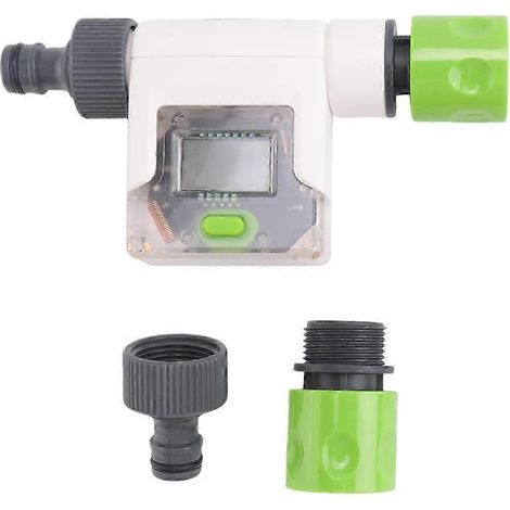 Débitmètre d'eau WiFi pour tuyau d'arrosage, compteur d'eau intelligent avec 4 modes de débit, suivi du débit en temps réel, lecture facile, 26 secondes. (1/5)