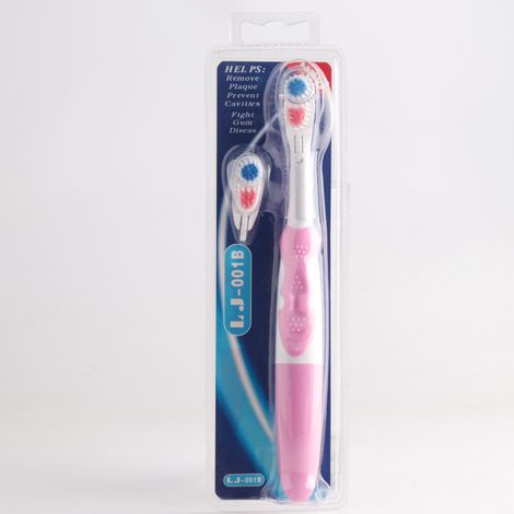 Brosse à dents électrique à tête rotative (rose)