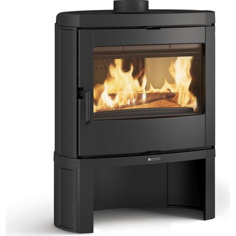Kaminofen Jennifer 2.0 8kWGuss schwarz, Maße: H87xB70xT43cm