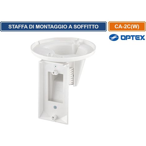 OPTEX CA-2C(W) STAFFA DI MONTAGGIO A SOFFITTO MULTI ANGOLARE COMPATIBILE CON LA SERIE QXI (1/4)