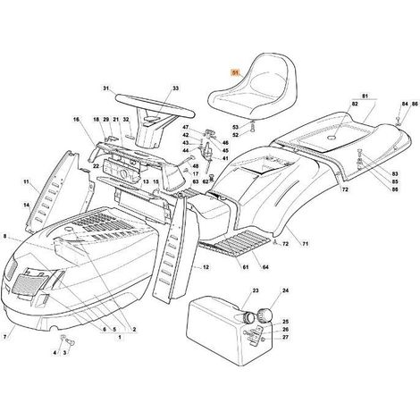 Siège d'origine EMAK G125722451E2