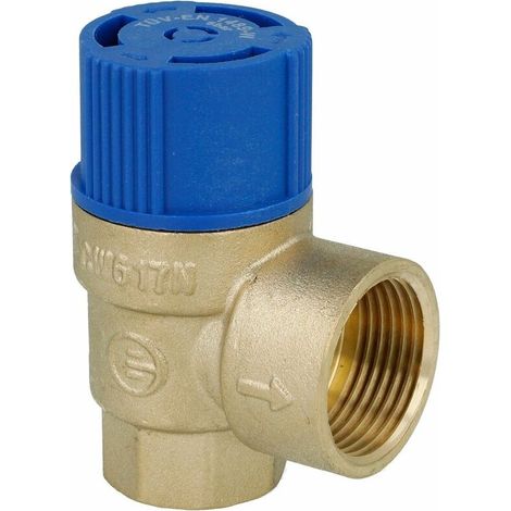 Vanne de sécurité pour eau potable 1/2'' 6 bar