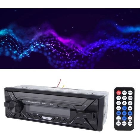 (Exklusiv in Mexiko erhältlich) Bluetooth-MP3-Player für das Auto, Einzelstecker, 12V/24V, Autokartenleser (12V-24V (ISO-Schnittstelle)) (Mit eingebautem Akku) (Ohne TF-Karte) (1/5)