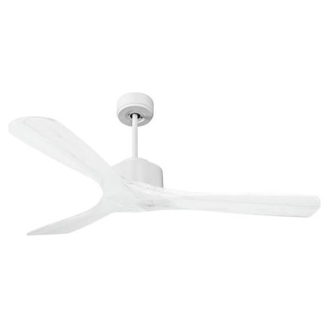 Modulo de KlassFan - Super destratificateur et ventilateur DC 132 cm Blanc pales bois blanc sans Lumière  25 à 40 m² (1/5)