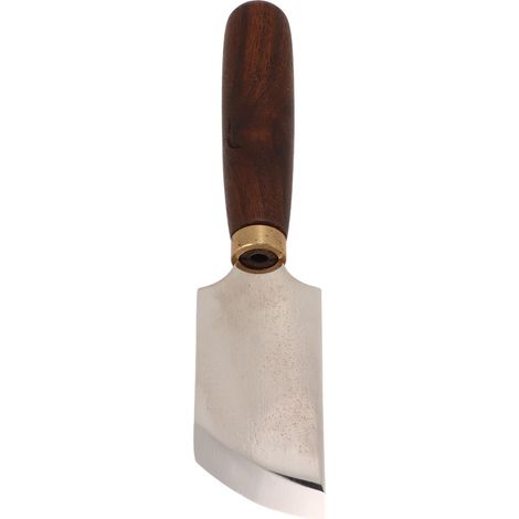 Lederschälmesser, Klinge aus Schnellarbeitsstahl, Holzgriff, DIY-Handarbeitsmesser zum Lederschneiden (1/5)