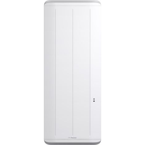 Radiatore elettrico con inerzia collegato Equatore 3 Verticale Bianco H.1124 mm x l.468 mm - 1000W (1/3)