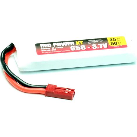 Red Power Modellbau-Akkupack (LiPo) 3.7 V 600 mAh  25 C Softcase JST, BEC